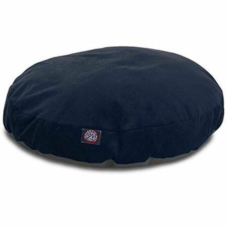 RIVER SOAP CO MajesticPet  30 in. Villa Round Pet Bed, Navy - Small MA331160
